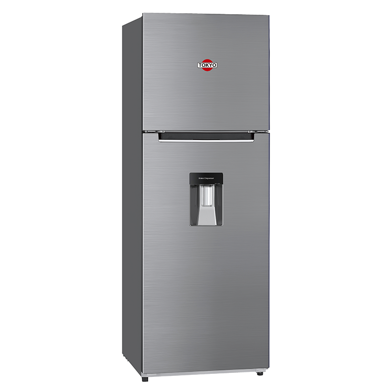 HELADERA TOKYO 420L INOX CON DISPENSER F/H TOK420IN