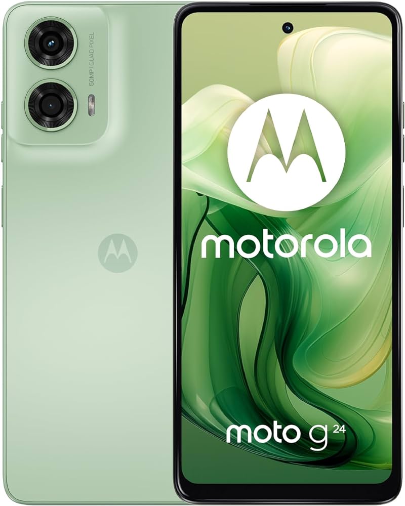 CELULAR MOTOROLA G24 XT2423-1 DUAL 256GB/4GB RAM GREEN