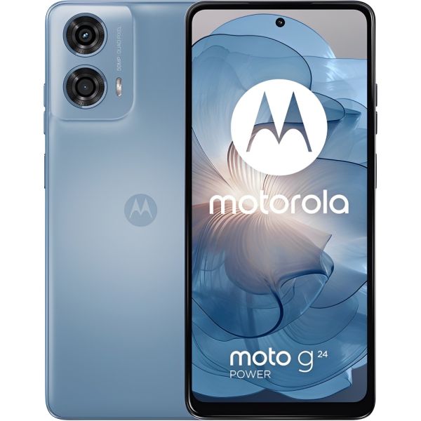 CELULAR MOTOROLA G24 POWER XT2425-1 DUAL 256GB/8GB RAM CELESTE GLACIAR