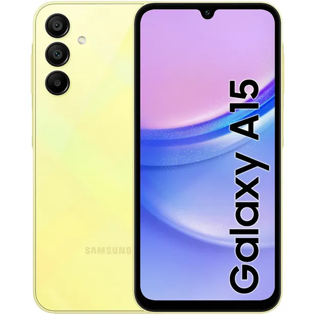 CELULAR SAMSUNG A15 SM-A155M/DS 128GB/6GB RAM YELLOW