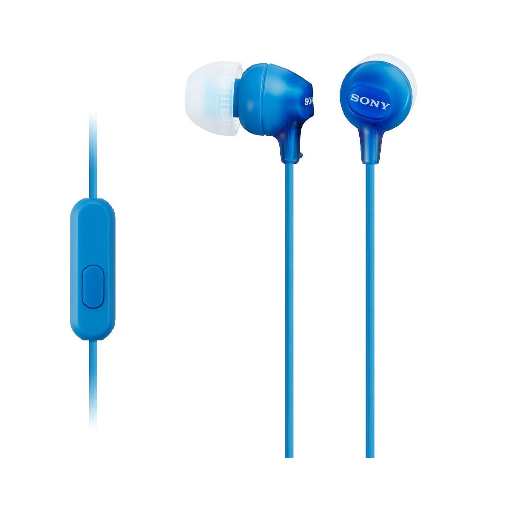 AURICULAR SONY IN-EAR MDR-EX15AP BLUE C MIC 