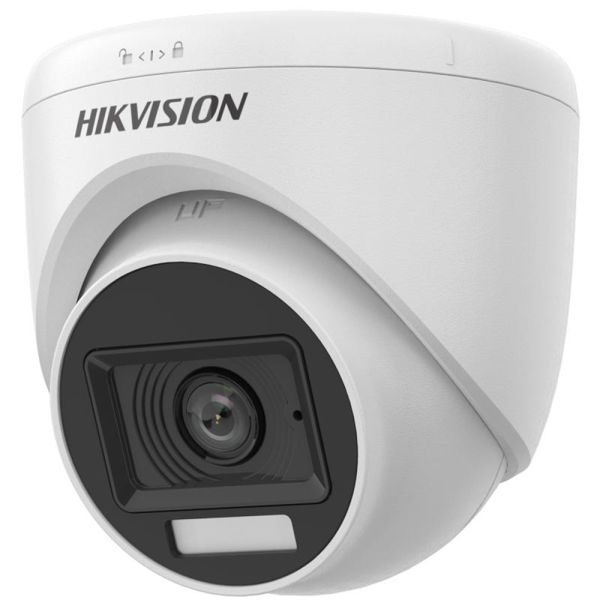 CCTV HIKVISION CAM TURRET  DOMO  DS-2CE76D0T-LPFS 2MP LIGHT AUDIO MIC 20M 2 8MM