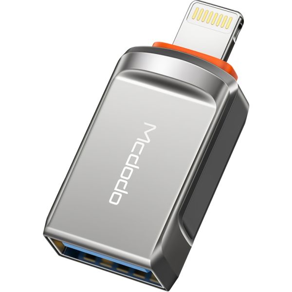 ADAPTADOR MCDODO USB-A A LIGHTNING OT-8600 GRAY