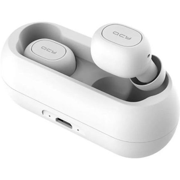 AURICULAR QCY T1C TWS BT EARBUDS WHITE