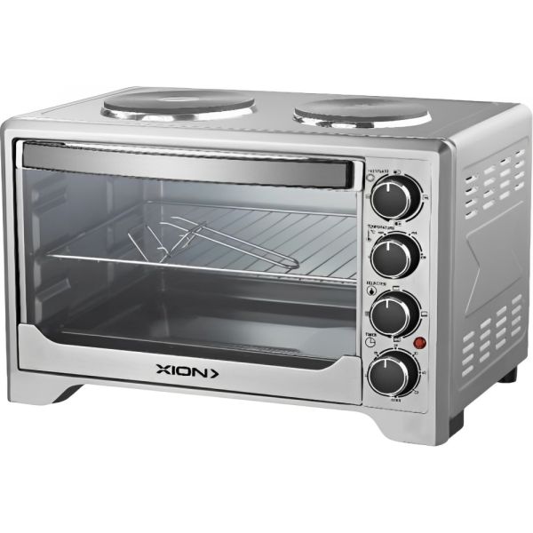 HORNO ELECTRICO XION XI-HE54X 53L/3NIVELES/LUZ/2HORNALLA/INOX/220V