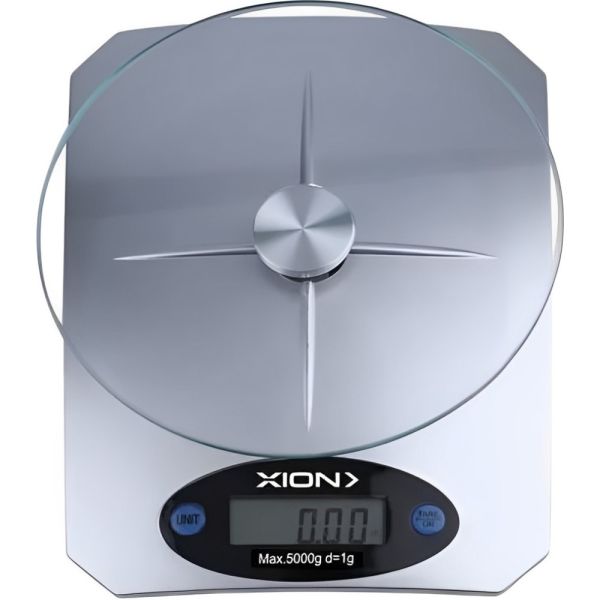 BALANZA DIGITAL XION XI-GL301 P/COCINA 5KG/GRAY