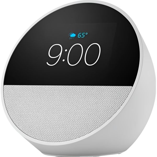 SPEAKER AMAZON ECHO SPOT ALEXA SMART 2024 WHITE  C  RELOJ 