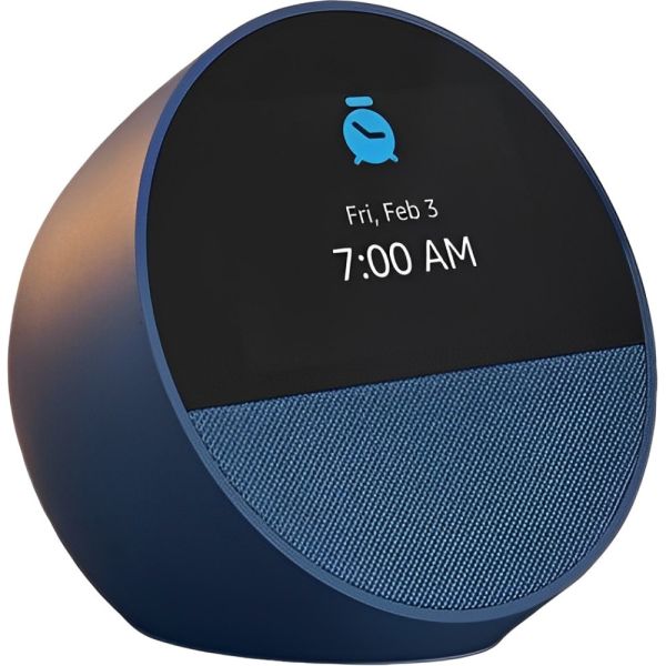 SPEAKER AMAZON ECHO SPOT ALEXA SMART 2024 BLUE  C  RELOJ 