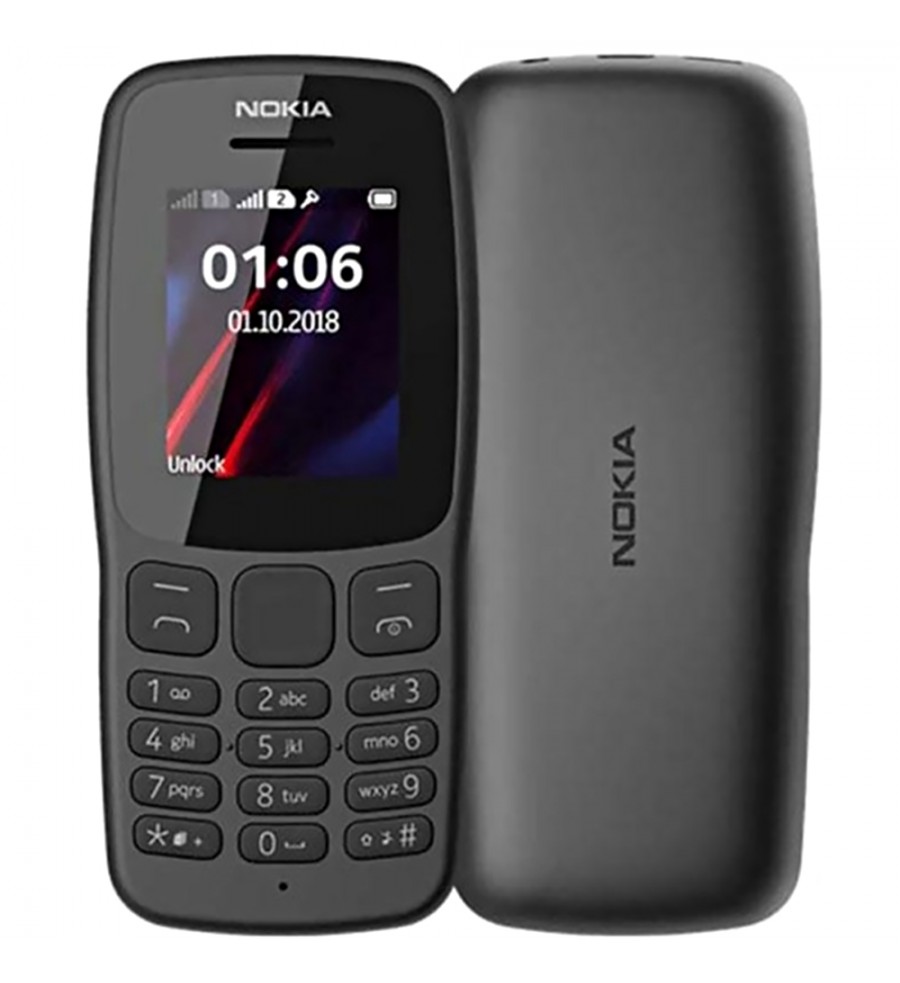 CELULAR NOKIA 106 TA-1190 SS BLACK/GRAY