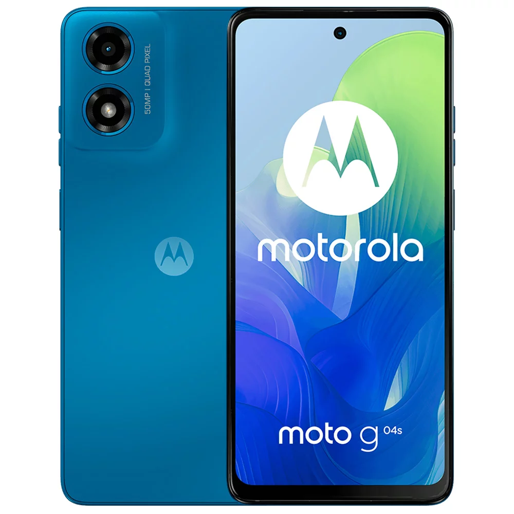 CELULAR MOTOROLA G04S XT2421-7 DUAL 256GB/4GB RAM AZUL SATINADO