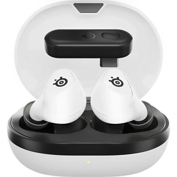 AURICULAR STEELSERIES WIRELESS 61708 ARCTIS GAMEBUDS ANC TYPE-C 10H PC PLAY WHITE