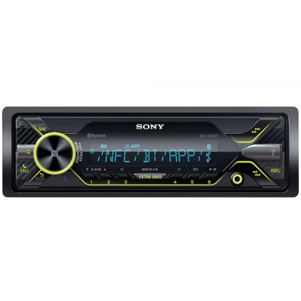 CAR AUDIO SONY DSX-A416BT USB/DUALBT/AM/FM/AUX/3CA