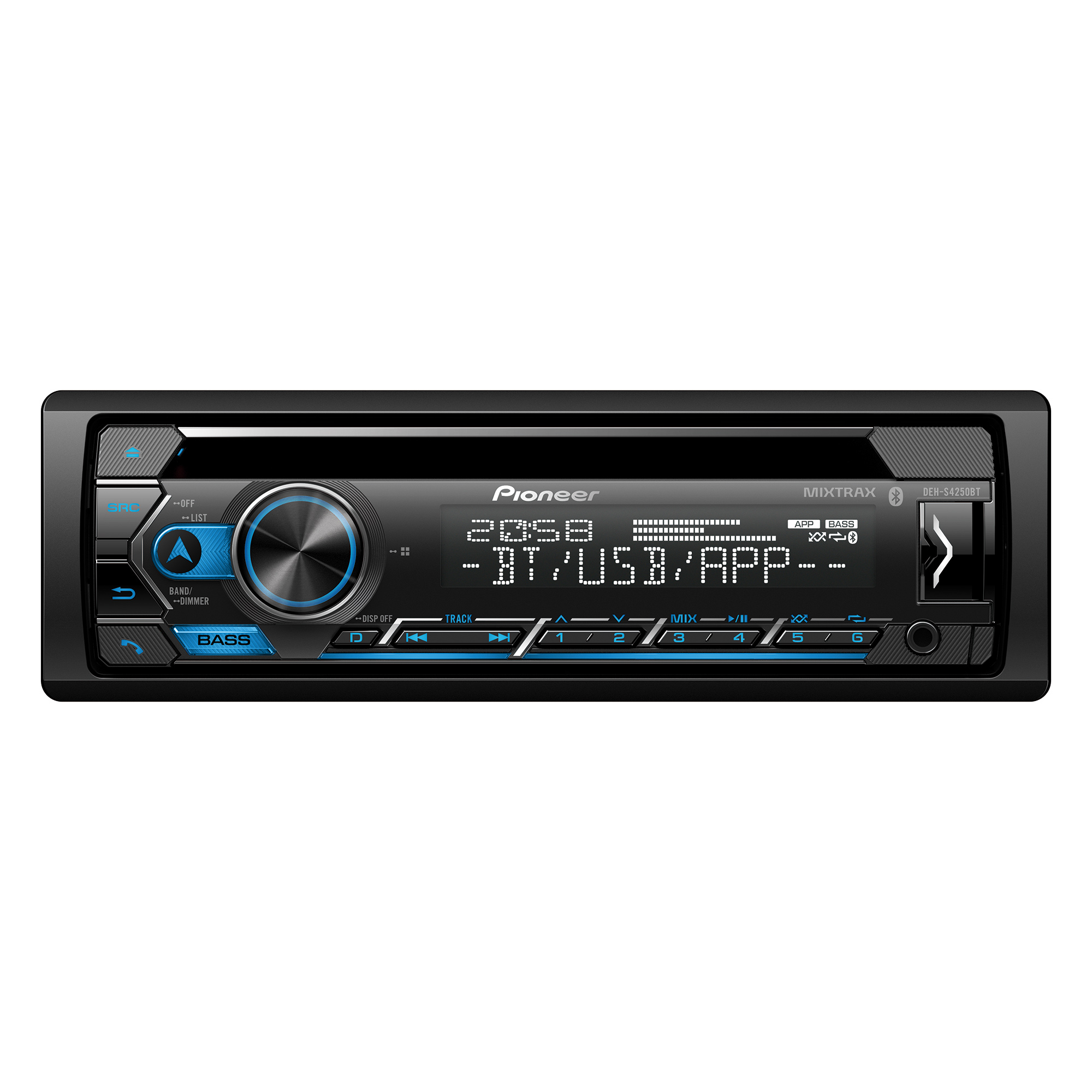 AUTORRADIO PIONEER DEH-S4250BT USB/AUX/MP3/CD/MIXTRAX/2RCA C/ CONTROL