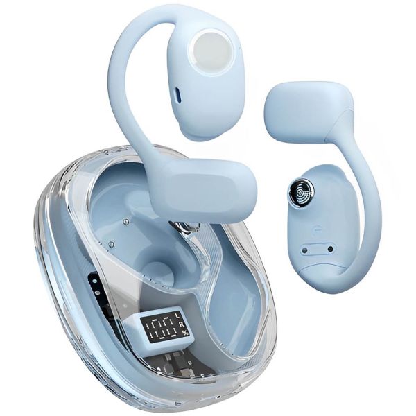 AURICULAR BLACKVIEW AIRBUDS 100 OPEN-EAR BT TOUCH ENC TWS MIC IP68 LED BLUE