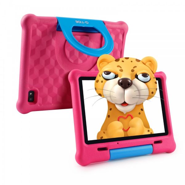 TABLET G-TIDE KLAP T1 KIDS 32GB 2GB 10  BLACK FILM+CASE PINK