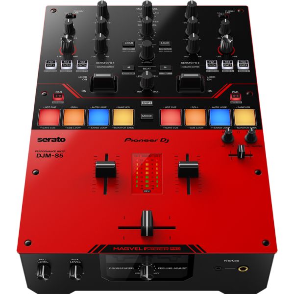 MIXER PIONEER DJ DJM-S5 BLACK RED