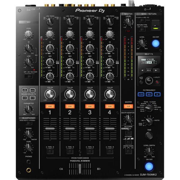 MIXER PIONEER DJ DJM-750MK2 4CH BLACK