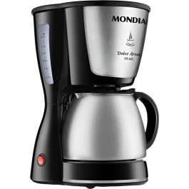 CAFETERA MONDIAL DOLCE INOX C-37-JI-30X BLACK/SILVER 220V