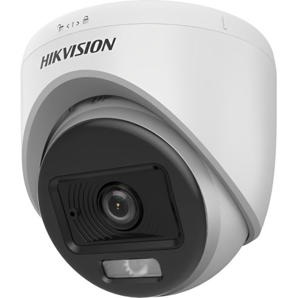 CCTV HIKVISION CAM IP TURRET DS-2CE70KF0T-LPFS 3K COLORVU 4MP 2 8MM MIC