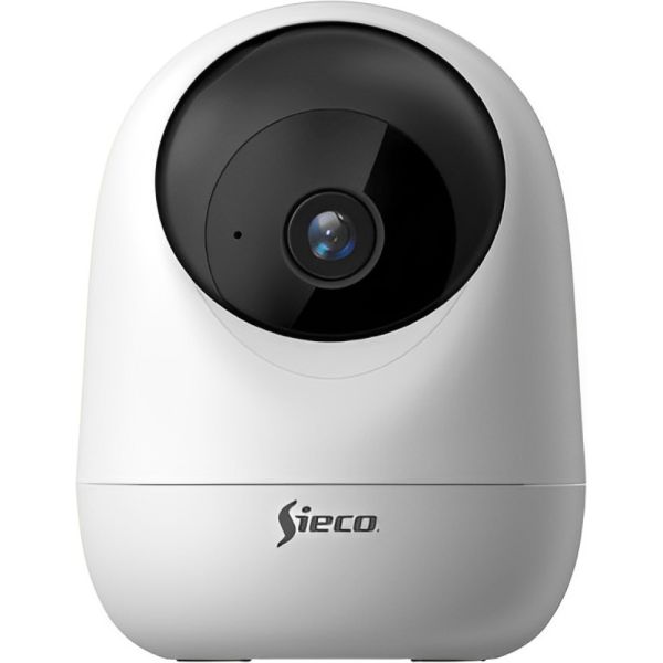 CAMARA IP SIECO PAN-TILT S33 1080P MIC MICRO SD SENSOR DE MOV WIFI WHITE INT