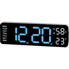 RELOJ DESPERTADOR SATELLITE AC-T6863 BLUE