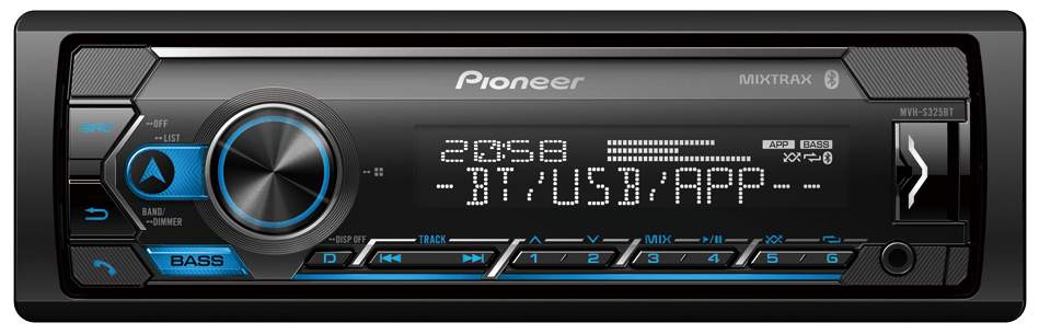 AUTORRADIO PIONEER MVH-S325BT USB BLUETOOTH IPHONE ANDROID C  CONTROL