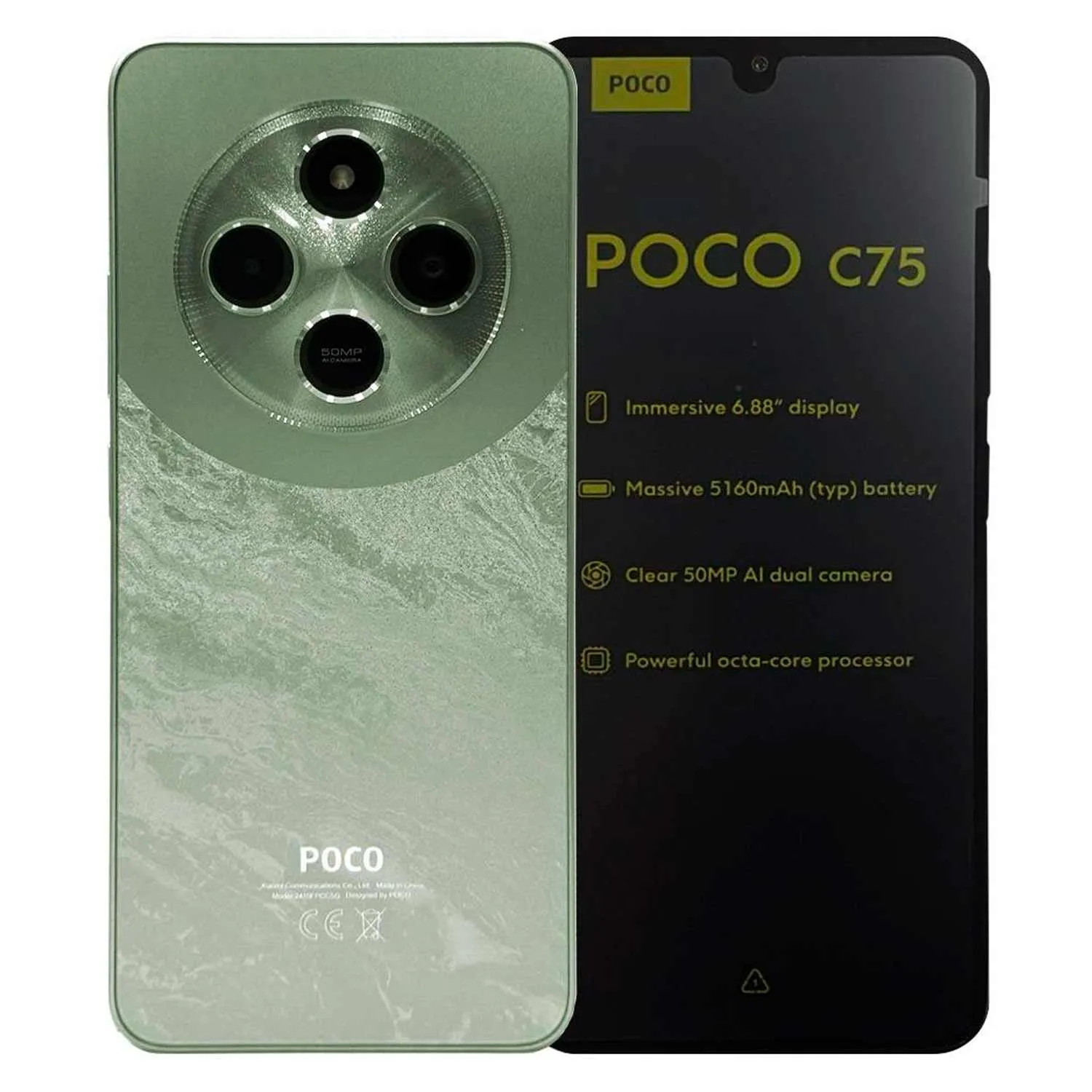 CELULAR XIAOMI POCO C75 DUAL 128GB 6GB RAM GREEN
