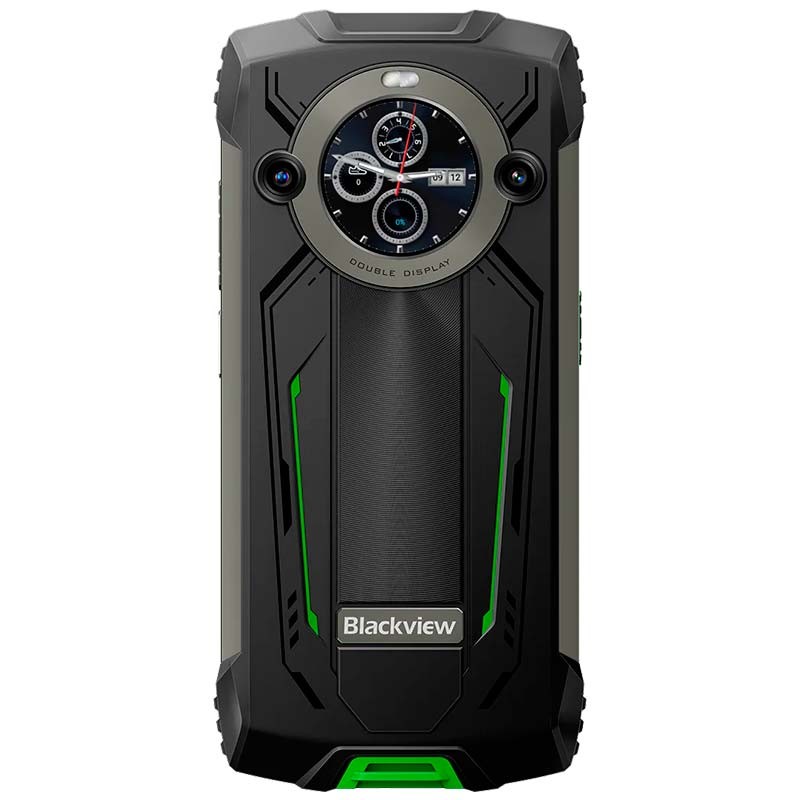 CELULAR BLACKVIEW BV8200 256GB 12GB 4G NFC GREEN-BLACK RESIST  GOLPES AGUA