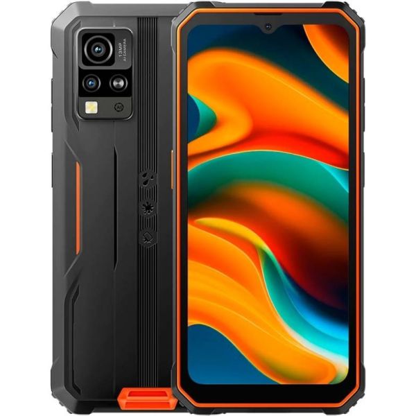 CELULAR BLACKVIEW BV4800 PRO 128GB 4GB 4G NFC ORANGE-BLACK RESIST  GOLPES AGUA