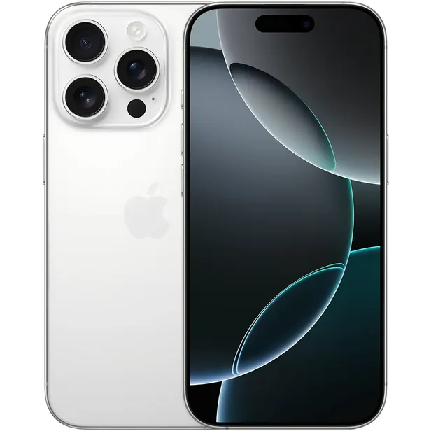 APPLE IPHONE 16 PRO 128GB WHITE TITANIUM DUAL ESIM A3083