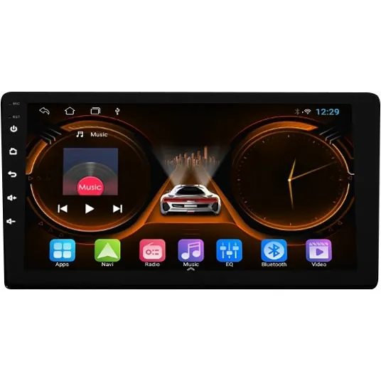 AUTORRADIO HETZER H-PRO 9  4GB 64GB C CAM+SENSOR ESTAC GPS BT FM AM USB CARPLAY ANDROID AUTO