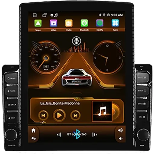 AUTORRADIO HETZER ARGON MAX 9 7  4 64GB+CAM SENSOR ESTA GPS BT FM AM USB CARPLAY ANDROID AUTO