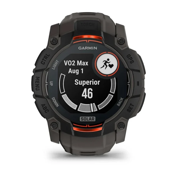 RELOJ GARMIN INSTINCT 3 SOLAR 50MM BLACK CHARCOAL BAND 010-02935-00