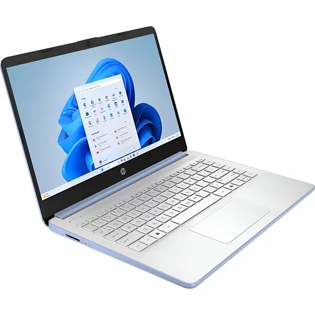 NOTEBOOK HP 14-DQ6012DX INTEL-N150 3 6GHZ 4GBD4 128GB UFS 14  HD W11 ING BLUE