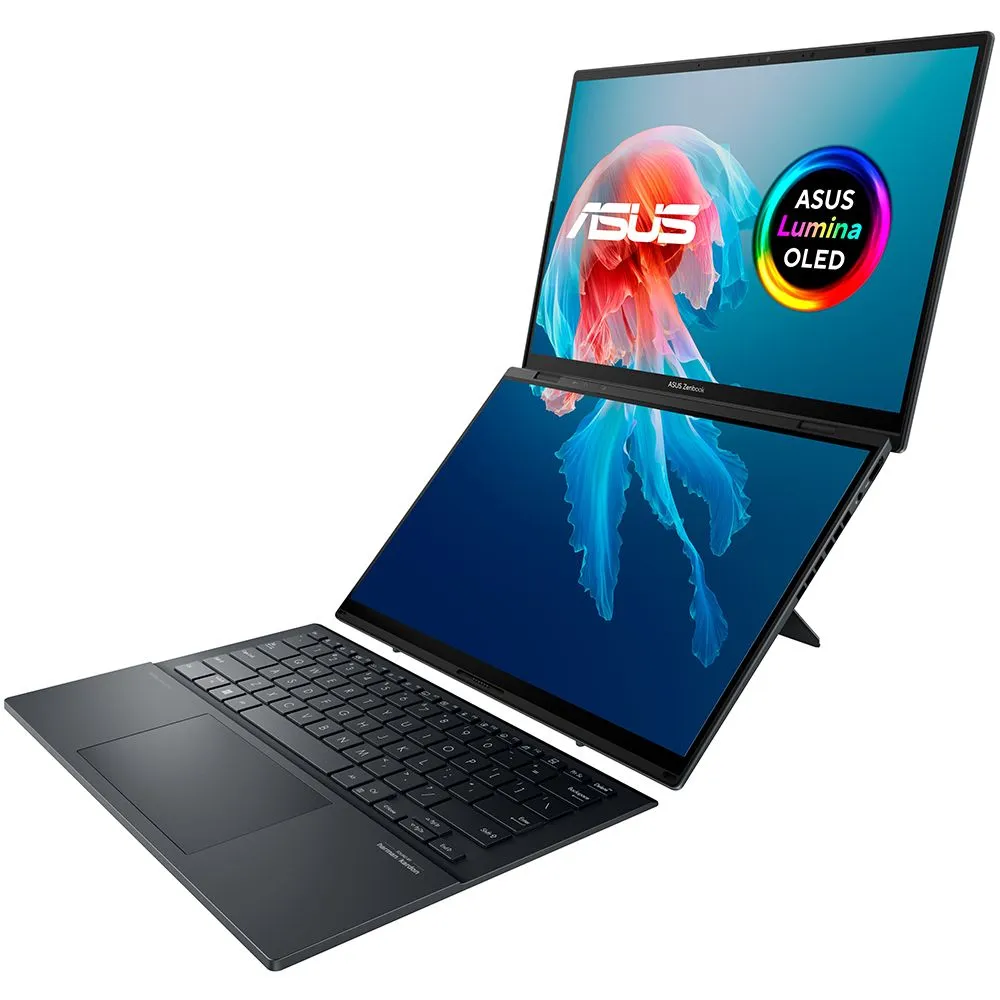 NOTEBOOK ASUS ZENBOOK DUO OLED UX8406CA-PS99T ULTRA 9-285H 32GBD5 1TBSSD 14  3K 120HZ W11 ING GRAY