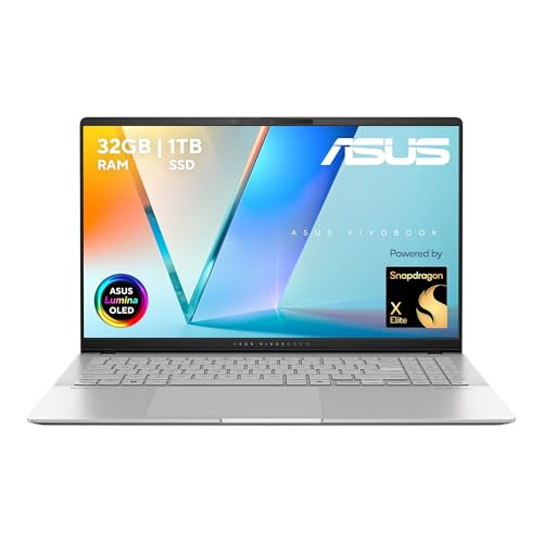 NOTEBOOK ASUS VIVOBOOK S5507QA-MA041W SNAPD X ELITE X1E 16GBD5 1TBSSD 15 6  OLED 120HZ W11 ING SLV