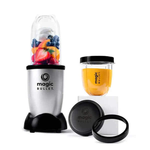 LICUADORA MULTIFUNCIONAL MAGIC BULLET 250W JUEGO DE 11PCS SILVER 110V