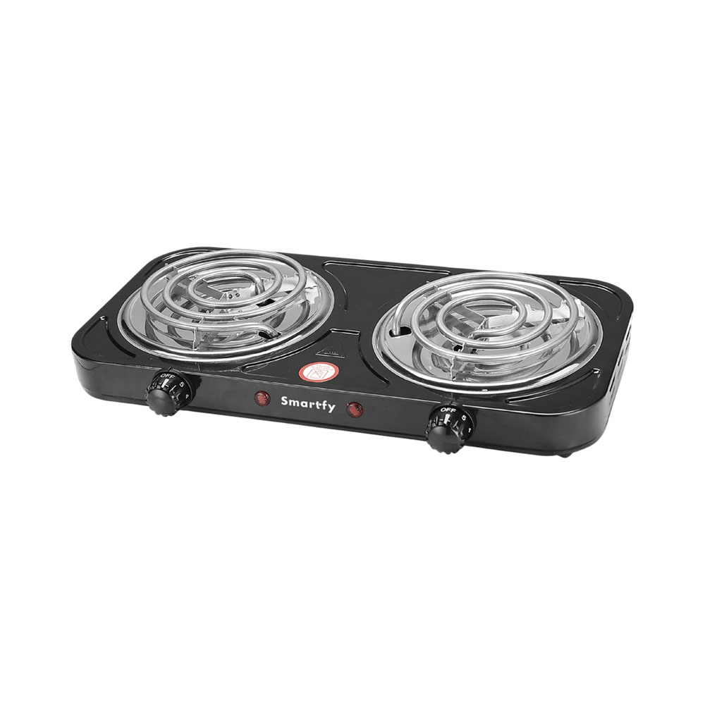 COCINA ELECTRICA SMARTFY FG03B C ESPIRAL 2 BOCA 2000W 220V 50-60HZ BLACK