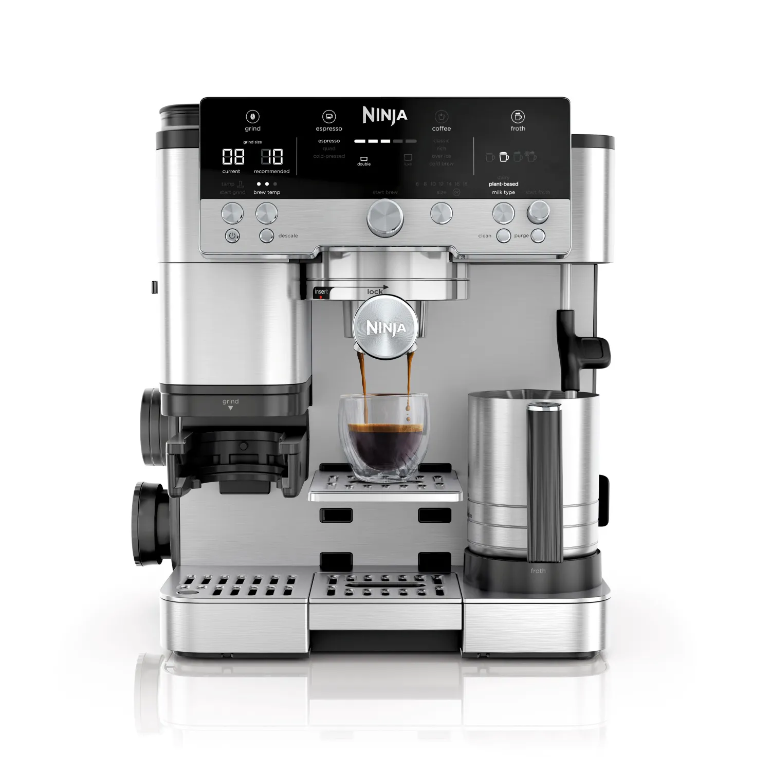 CAFETERA NINJA EXPRESSO MACHINE ES601 3 EN 1 SILVER 110V