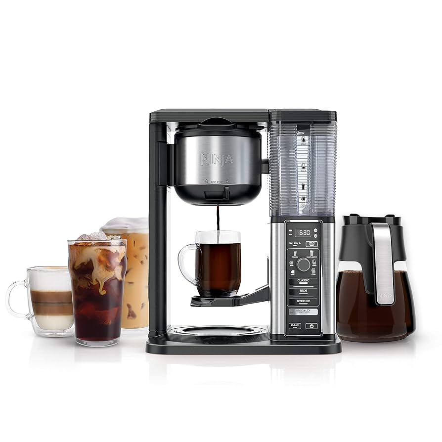 CAFETERA NINJA SPECIALTY COFFEE MAKER CM401 HOT & ICED COFFEE 6-BREW STYLES 1550W BLACK 110V