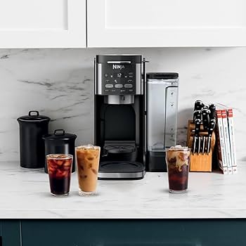 CAFETERA NINJA DUALBREW HOT AND COLD CFP101 1550W BLACK 110V