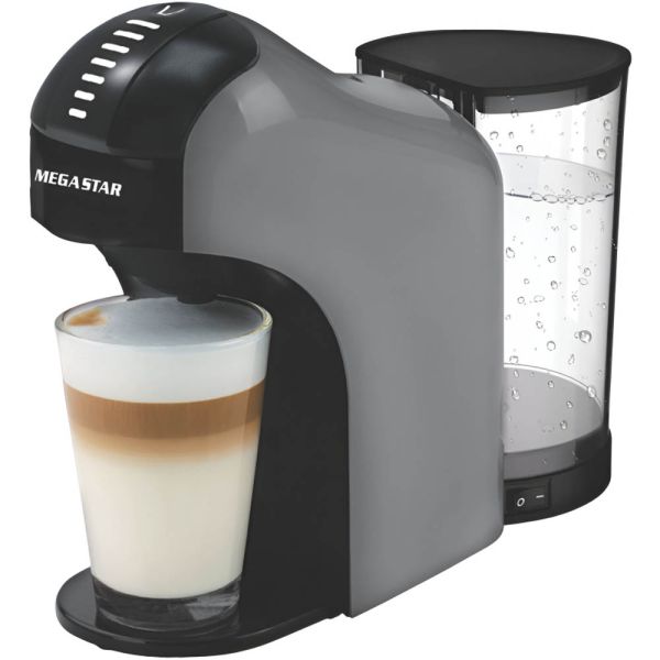 CAFETERA MEGA STAR MULTICAPSULAS 3X1 CAF02G 220V GRAY