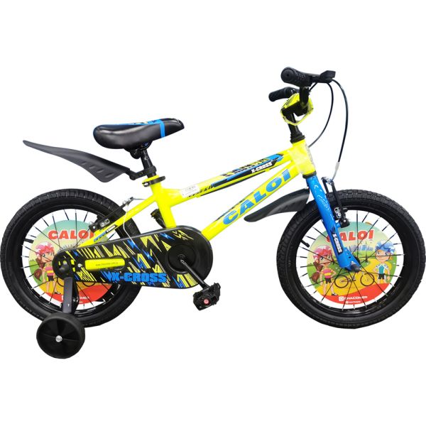 BICICLETA CALOI X-CROSS ARO 16 MASCULINO - ROJO  AZUL