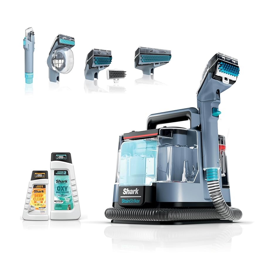 ASPIRADOR PORTATIL NINJA SHARK PX202BRN P ALFOMBRAS TAPICERIA NORDIC BLUE 110V