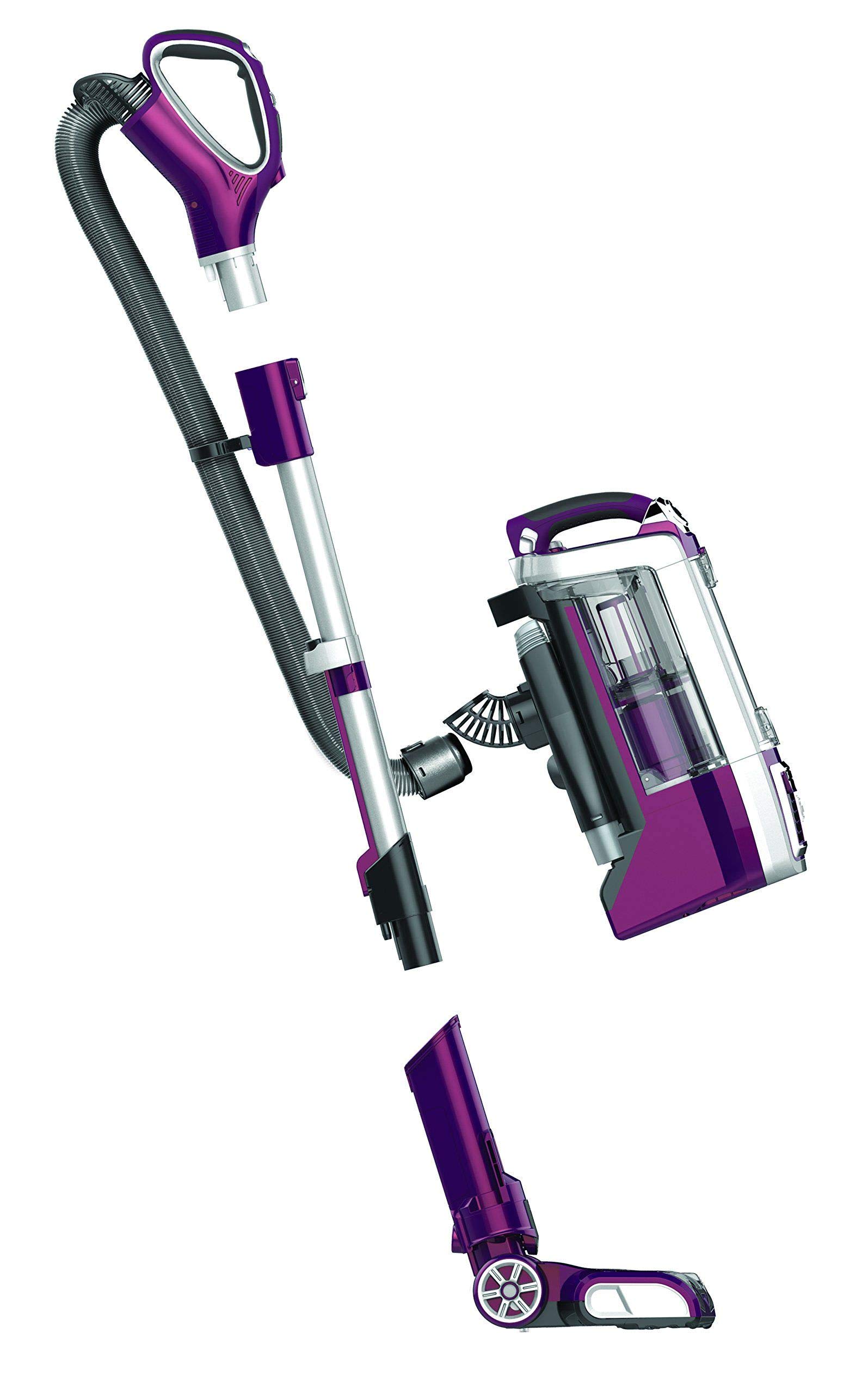 ASPIRADOR PORTATIL NINJA SHARK NV752 ROTATOR POWERED LIFT AWAY 2 EN 1 LED GREY PURPLE 110V