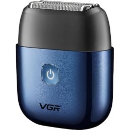 AFEITADORA MINI PORTATIL VGR V-340 RECARGABLE IPX7 BLUE