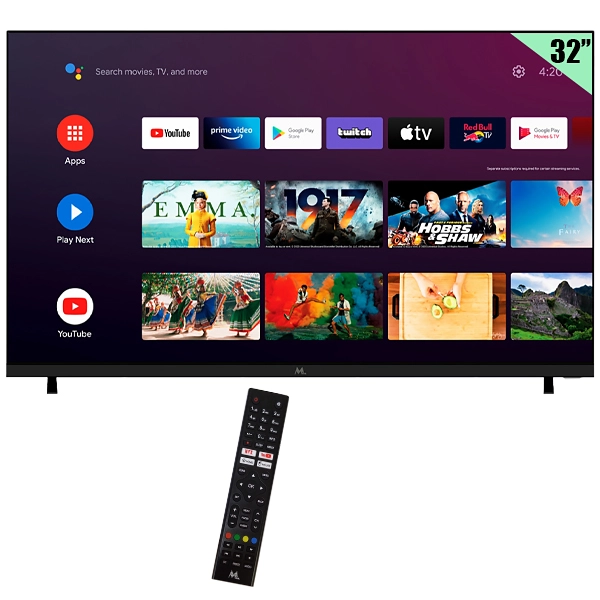 TV SMART 32  MTEK MY32FSPH HD ANDROID 14 DA DIG CAST