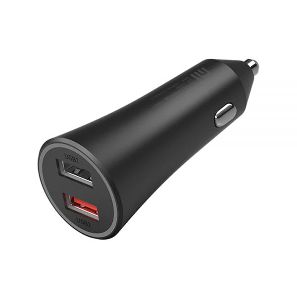 CARGADOR P  AUTO XIAOMI MI CHARGE DUAL PORT 37W CC06ZM BLACK