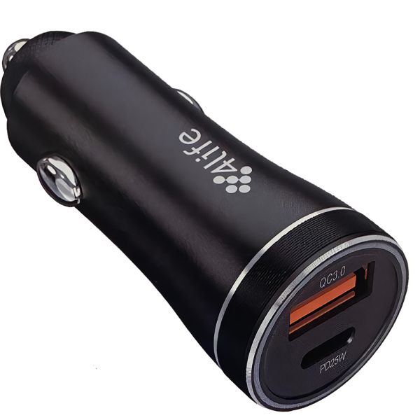 CARGADOR P  AUTO 4LIFE FL959AC43 43W USB-A USB-C BLACK