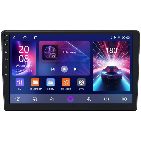 AUTORRADIO MEGA STAR CDV910 9  FHD TOUCH BT CARPLAY ANDROID AUTO BLACK